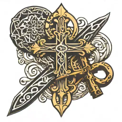 Cross And Infinity Symbol