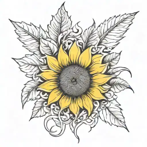 Semikolon Transforming Into Sunflower