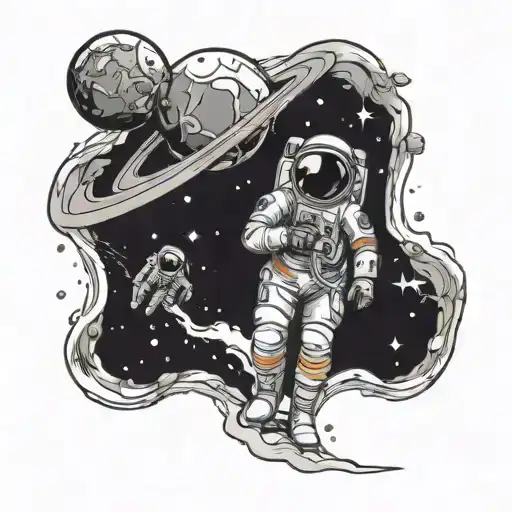 Universe Space Astronaut Planet