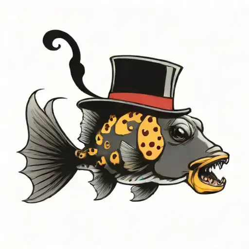 Box Fish In Top Hat