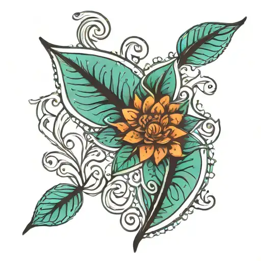 Mandala Leaf