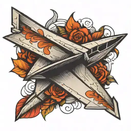 Paper Airplane Flying