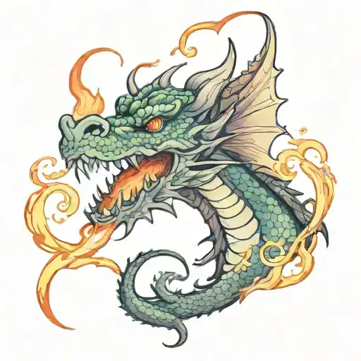 Dragon Breathing Fire