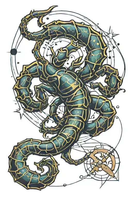 Scorpio Constellation No Scorpio But Make It A Cyber Sigil