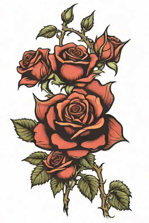 Black Rose With Stem