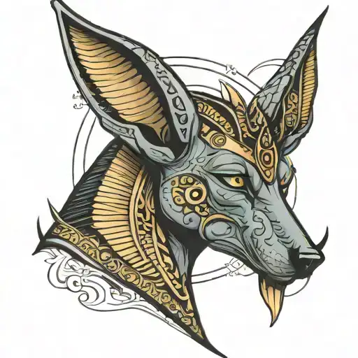 Anubis Egyptian God Surroundings