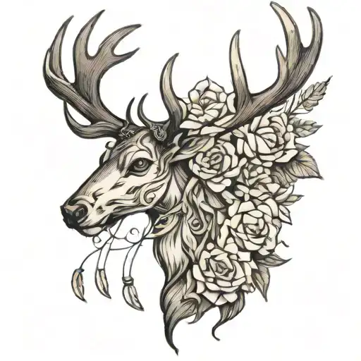 Deer Antlers Surrounding