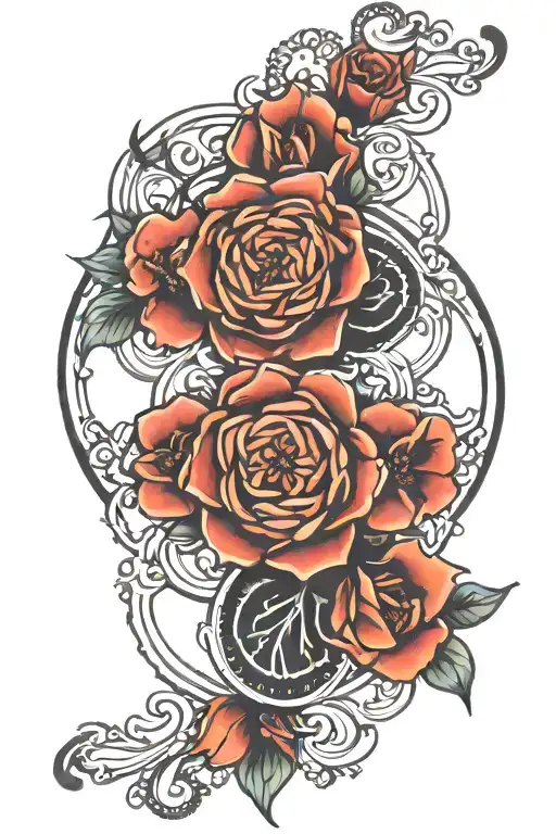 Gemini 23-5-22 In A Flower Circle Shape