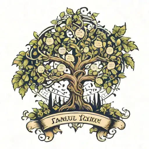 Growing Family Tree With Names