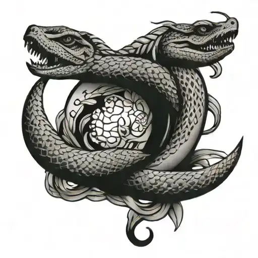 Moon And Snake Black Spine