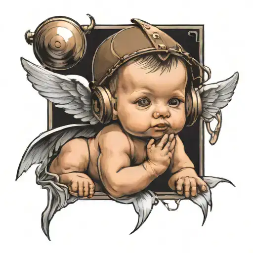 Baby Angle With Weight On Head