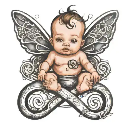 Baby And Infinity Symbol