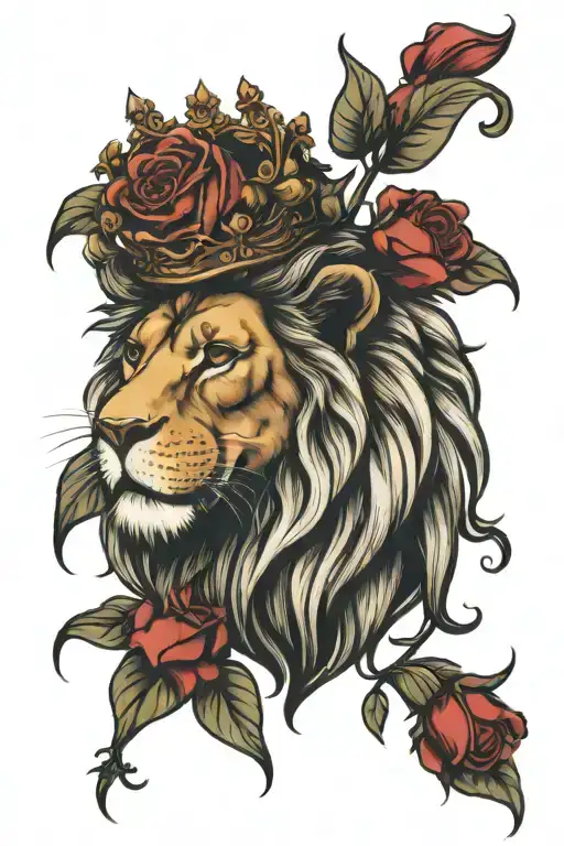 Lion Roses Crown
