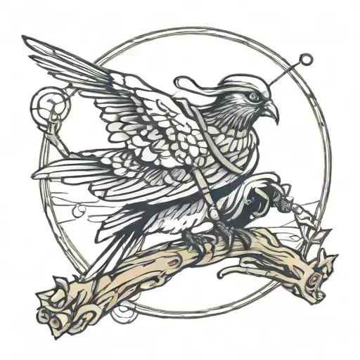 Pigeon 2 Men Fishing Sniper Carpentry Golfing Fishing