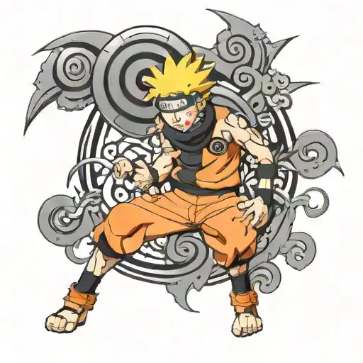 Naruto Uzumaki Personal Orange Sussano