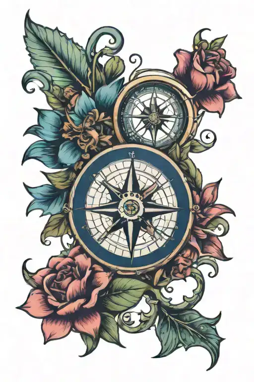 Mermaid Compass Flowers