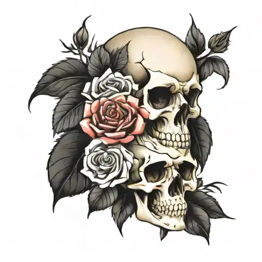 Skull And Roses