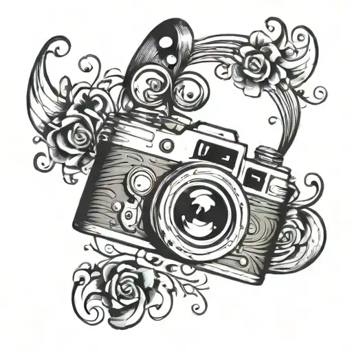 Camera With Music Note