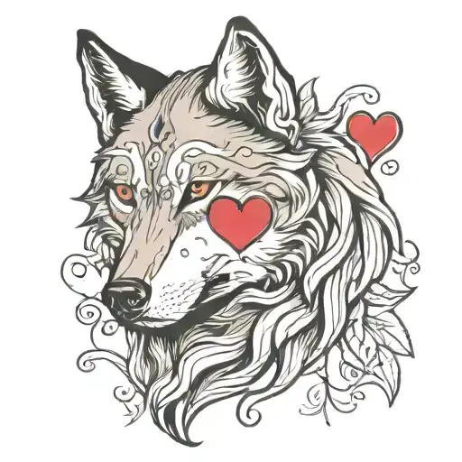 Wolf With Heart
