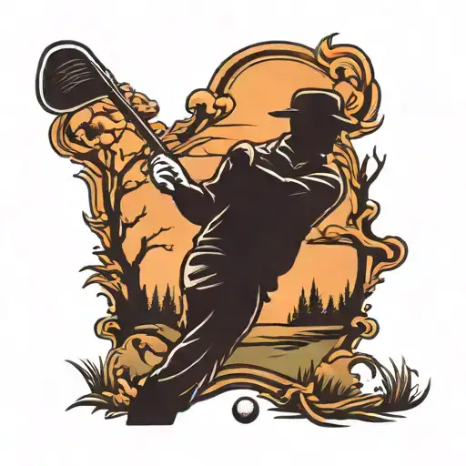 Golf Silhouette Memory