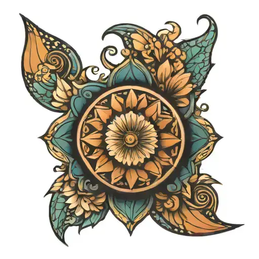 Mandella Moon Phase Design