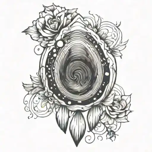 Fingerprint Inside Galaxy