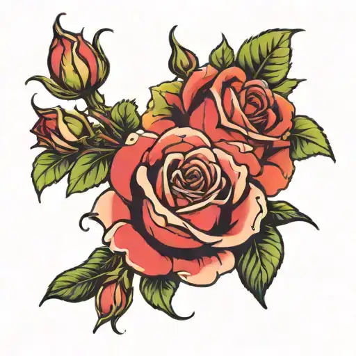 Honeysuckle And Rose