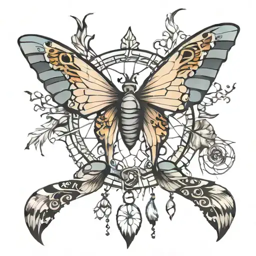 Butterfly Dreamcatcher Shark