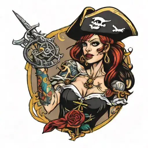 Sexy Pirate Woman Says Mom