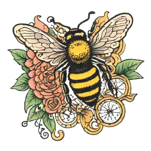 Bee And Roman Numerals