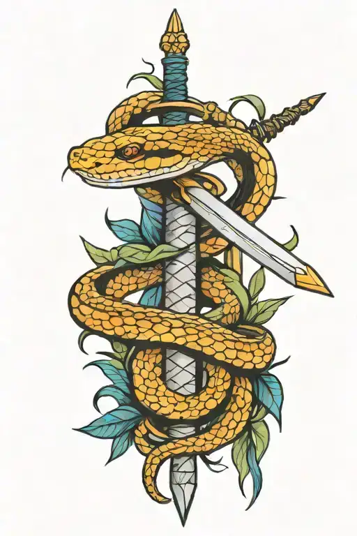 Snake And Sword