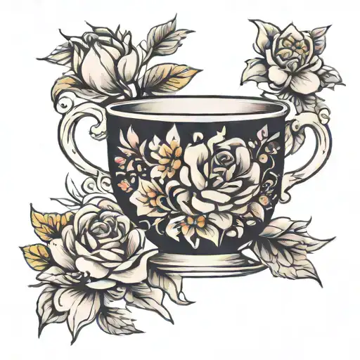 Floral Teacup