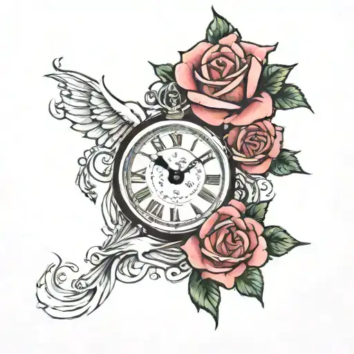 Roses Clock Greenwood Rd New York