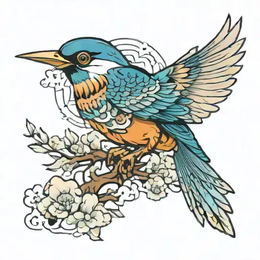 Pajaro Jian Bird From Chinese Mythology