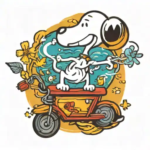 Snoopy And Woodstock