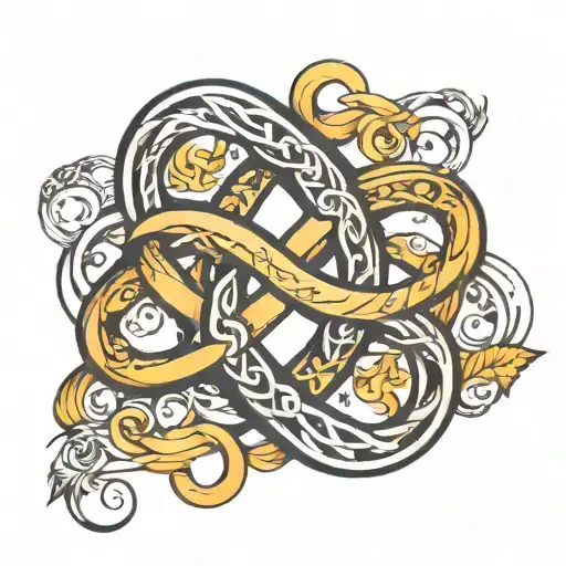 Infinity Symbol Intertwined