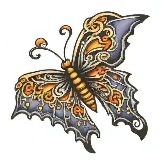 Butterfly Ans Quote 'Slow Down U Crazy Child'