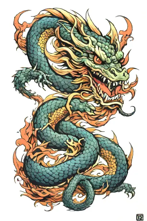 Vietnamese Dragon Wrapped