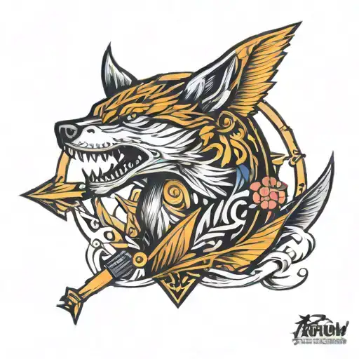 Worrie In Arrow Design