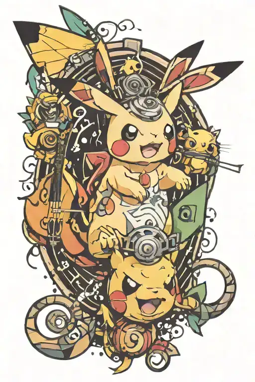 Pokemon And Music Notes