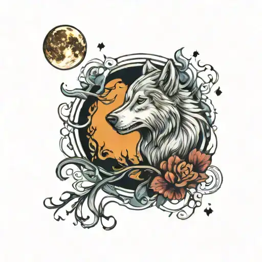 Wolf Whit Moon