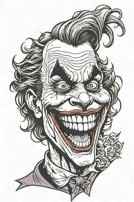 Joker Heavy Smile Realistic