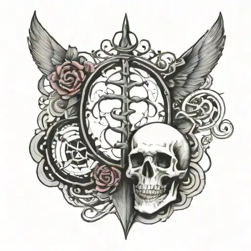 2006 In Gotic Tatoo With Ekg Line