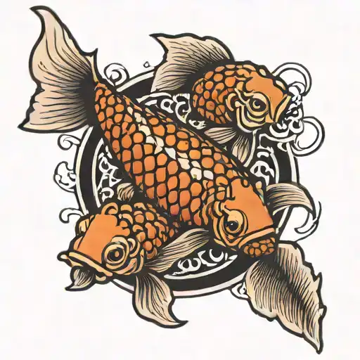 Japanese Koi Fish