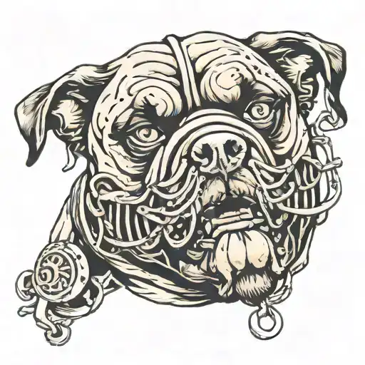 Bane Mask On Rottweiler