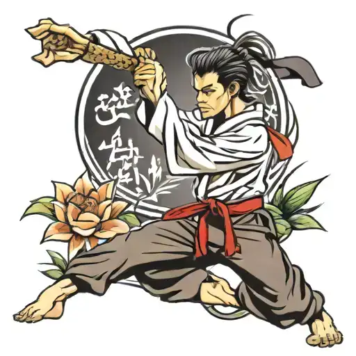 New Karate Tattoo Idea