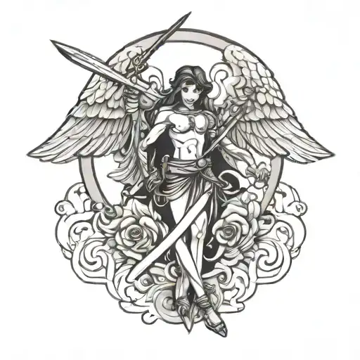 Arch Angel With Sword