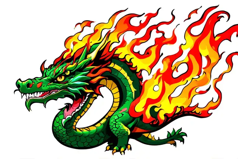 Dragon Breathing Fire