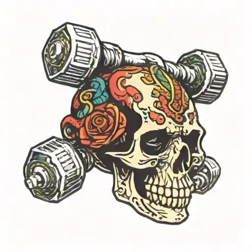 Skull Snake Weight Dumbbell