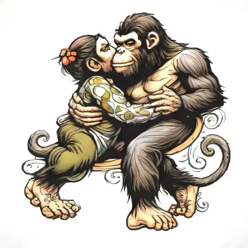 Planet Of The Apes Apes In Love